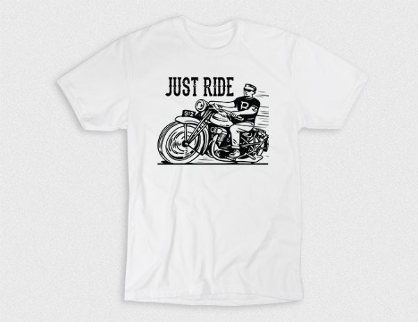 Kaos Just Ride Motorcycle