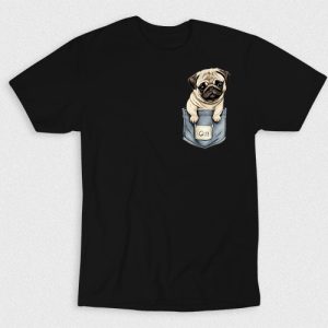 Kaos Pug In Pocket V1