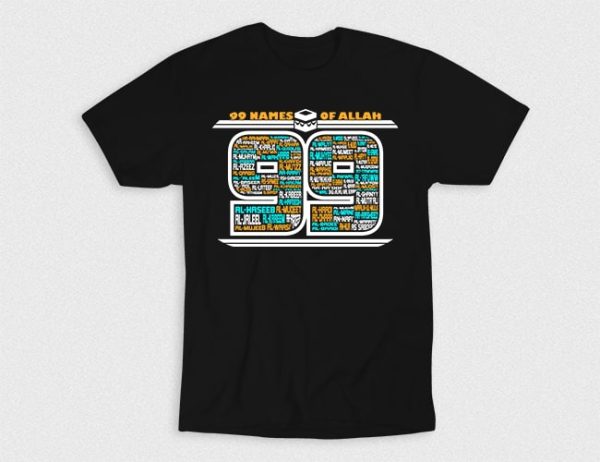 Kaos Islam 99 Names Of Allah English