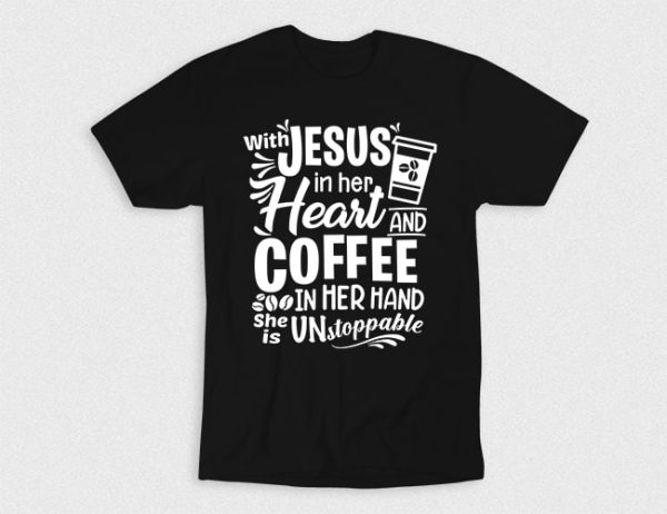 Kaos Kristen Jesus And Coffee
