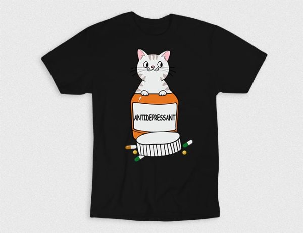 Kaos Anti Depressant Cat