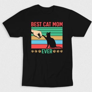 Kaos Best Cat Mom Ever V2