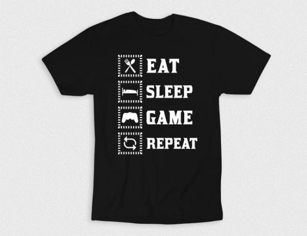 Kaos Eat Sleep Game Repeat V2