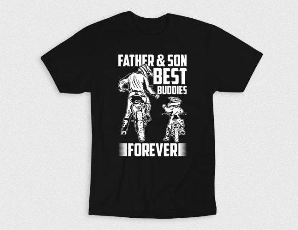 Kaos Father & Son Best Buddies