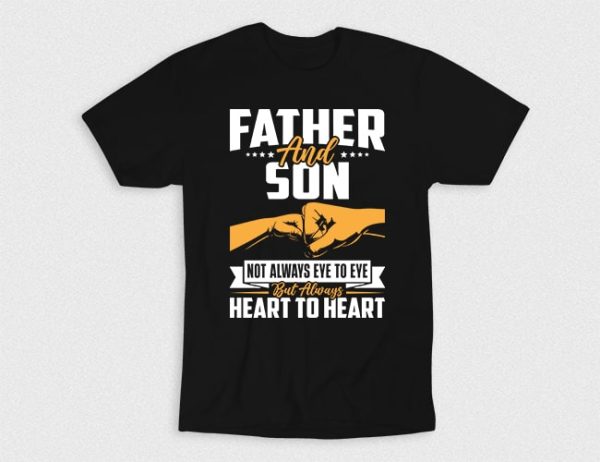 Kaos Father & Son Heart To Heart