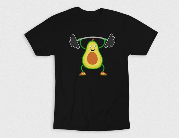 Kaos Vegan Avocado Lifting