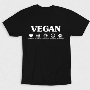 Kaos Vegan For These
