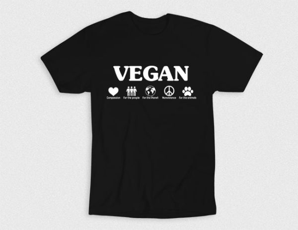 Kaos Vegan For These