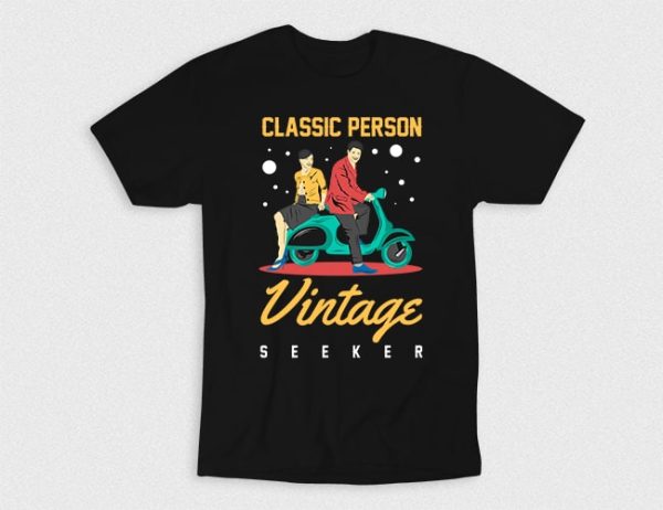 Kaos Person Of Classic Vintage Seeker
