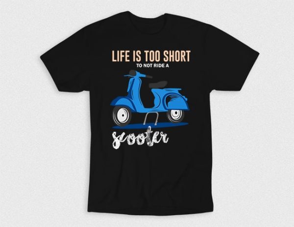 Kaos Life Short Not To Ride Scooter