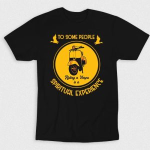 Kaos Riding Vespa Is Spiritual Exp