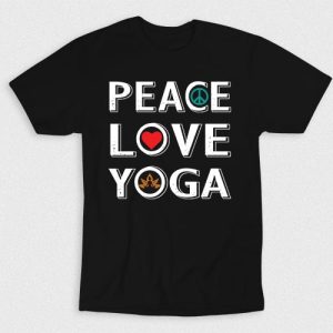 Kaos Peace Love Yoga