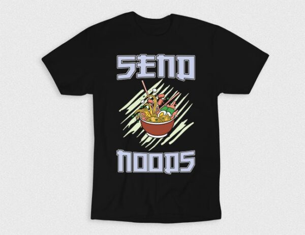 Kaos Send Noods Noodles Bowl Anime