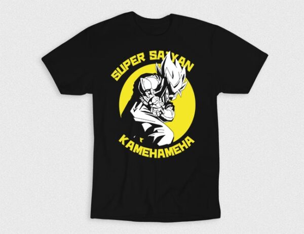 kaos anime - Super Sayan Kamehameha
