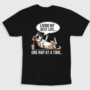 Kaos Dog Living Best Life