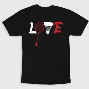 Kaos Love Badminton V1