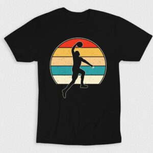 Kaos Retro Vintage Basketball Player V2
