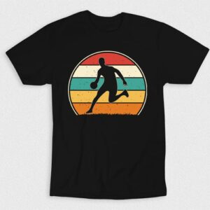 Kaos Retro Vintage Basketball Player V4