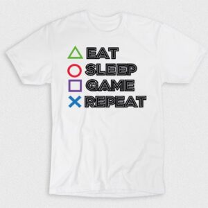 Kaos Eat Sleep Game Repeat V4