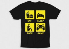 Kaos Eat Sleep Poop Game