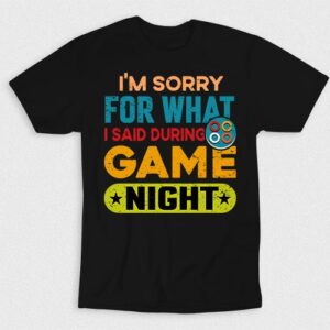 Kaos Im Sorry For What I Said During Game Night