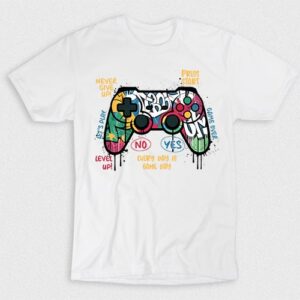 Kaos Never Give Up Gaming Graffiti