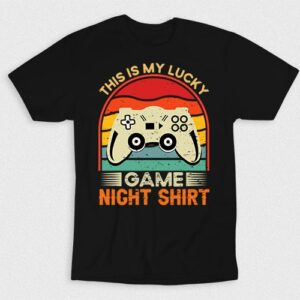 Kaos This Is My Lucky Game Night Shirt