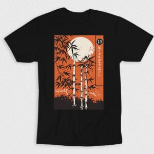 Kaos Japanese Bamboo Sunset