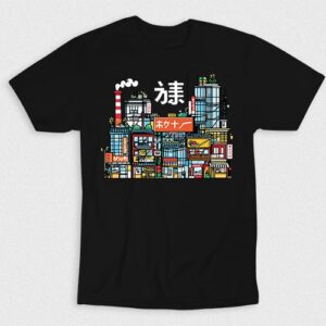 Kaos Japanese Retro Buildings