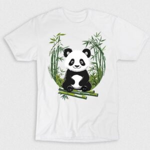 Kaos Panda Bamboo Japanese