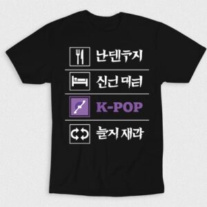 Kaos Eat Sleep Kpop Repeat
