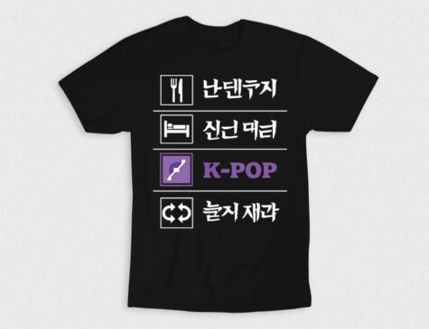 Kaos Eat Sleep Kpop Repeat