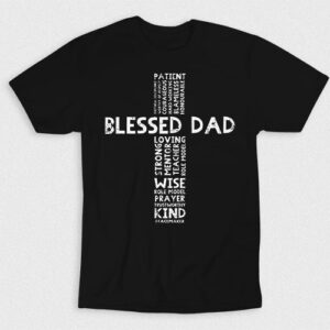 Kaos Kristen Blessed Christian Dad