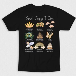 Kaos Kristen God Says I Am Like These