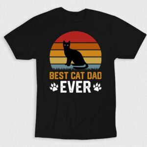 Kaos Best Cat Dad Ever V6