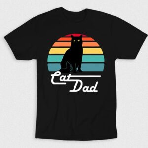 Kaos Dad Of Black Cat