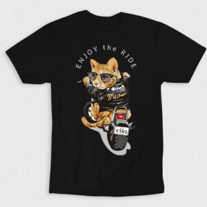 Kaos Enjoy The Ride Meow