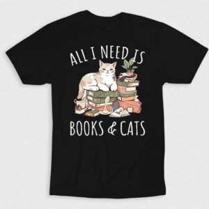 Kaos I Need All Is Books And Cats