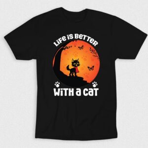 Kaos Life Is Better With A Cat V1