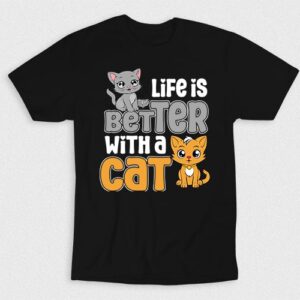 Kaos Life Is Better With A Cat V2