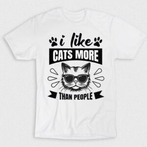 Kaos I Like Cats More Than People
