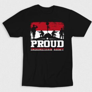Kaos Proud Indonesian Army