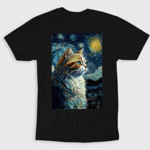 Kaos Cat Painting Potrait