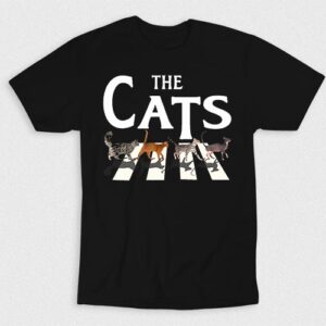 Kaos Cats Crossing Abbey Road As The Beatles