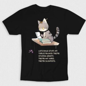 Kaos Cats Knock Stuff Off Tables Studying Gravity