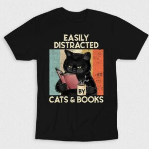 Kaos Easily Distracted By Cats And Books V1