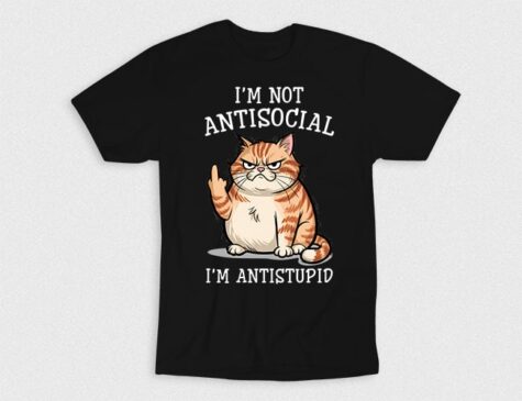 Kaos Im Not Antisocial But Im Antistupid