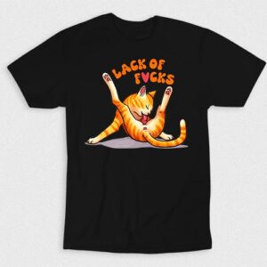 Kaos Cat Lack Of Fcks Licking Butt