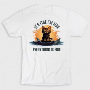 Kaos Pretending To Be Fine Cat