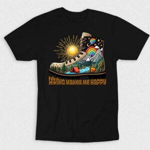 Kaos Hiking Makes Me Happy